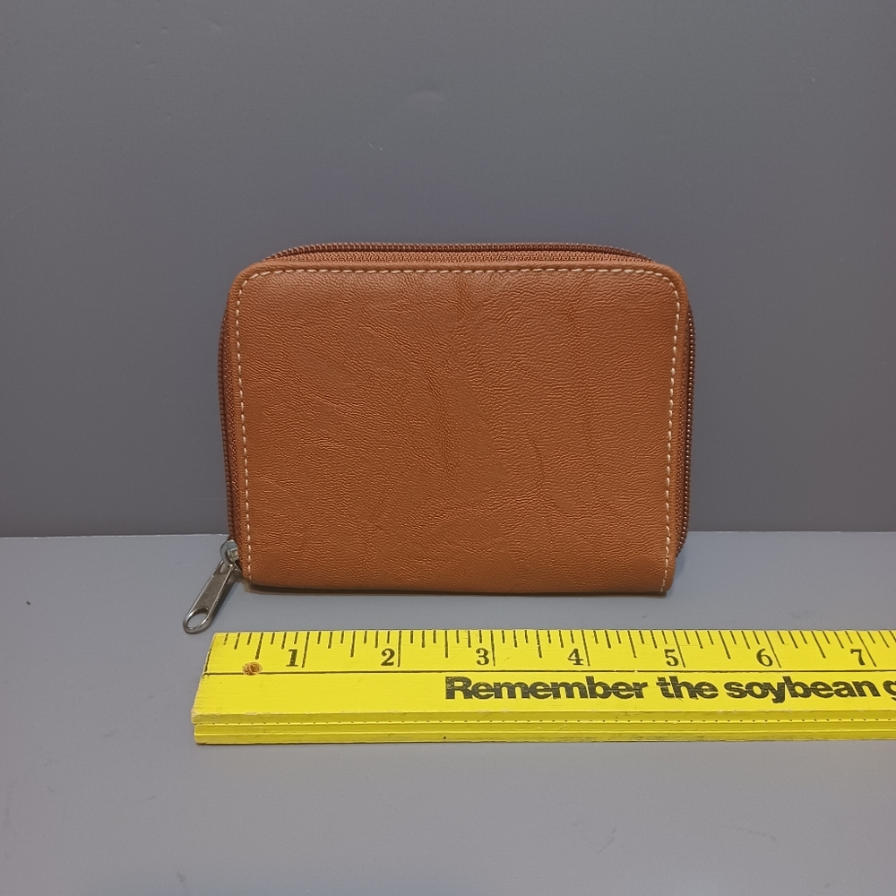 Brown Zipper Wallet